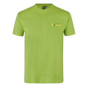 ID T-shirt, Lime med logo (Unisexmodel)