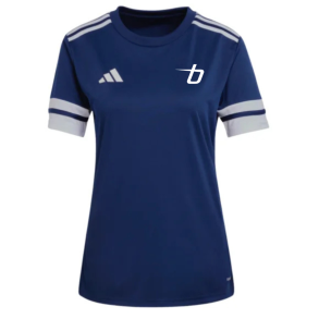 Adidas Squad25 dame t-shirt, navy med logo