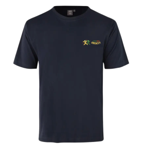 ID T-shirt, Navy med logo (Unisexmodel)
