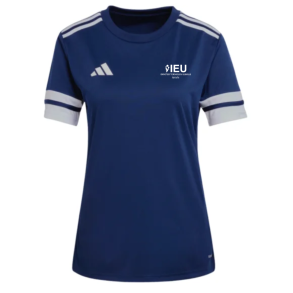 Adidas Squad25 dame t-shirt, navy med logo og navn 