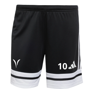 Adidas W Sqaud25 Spillershorts, Sort med Vejstrup logo og nr.  (damemodel)