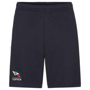 Fruit of the Loom lightweight shorts, Deep navy med logo 