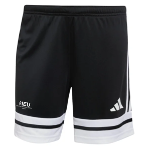 Adidas Squad25 dame shorts, sort med logo og navn 