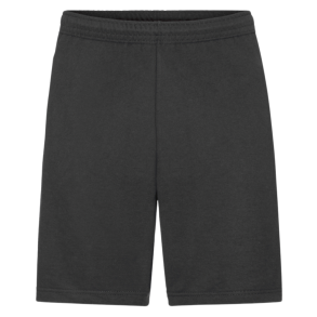Fruit of the Loom lightweight shorts, sort med logo 