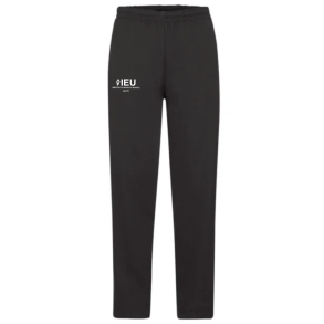 Fruit of the Loom joggingbukser, sort med logo og navn 