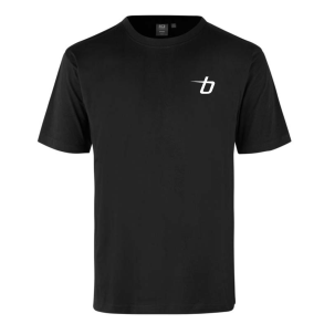 ID Game t-shirt, sort med logo 