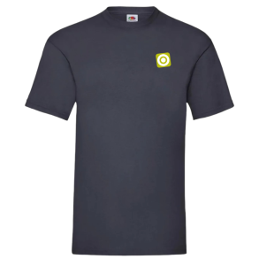 Fruit Of The Loom Valueweight t-shirt - Deep navy med logo