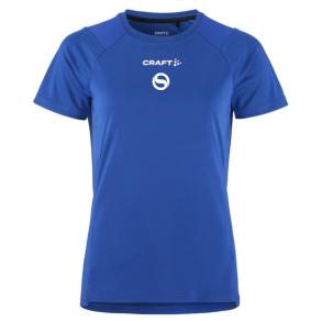 Craft Rush 2.0 Tee dame med logo, bl