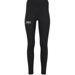 Atlecia Franz W tights, sort med logo og navn 